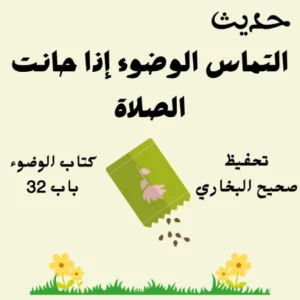 كتاب الوضوء صحيح البخاري