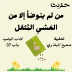 صحيح البخاري كتاب الوضوء