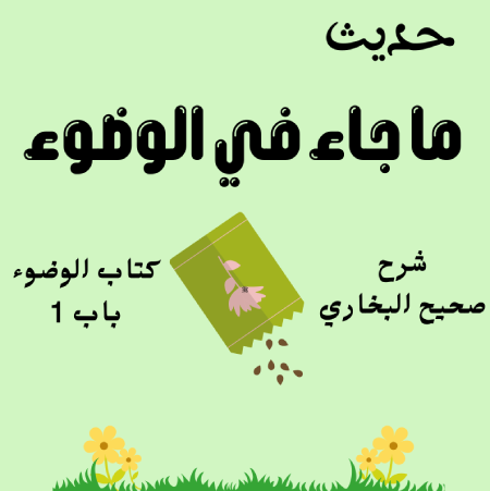 شرح صحيح البخاري كتاب الوضوء