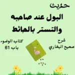 شرح كتاب الوضوء صحيح البخاري