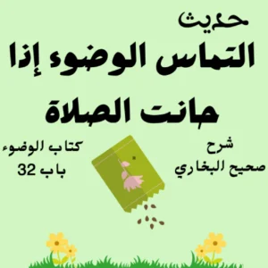 شرح كتاب الوضوء صحيح البخاري