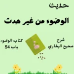 شرح كتاب الوضوء صحيح البخاري