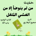 شرح كتاب الوضوء صحيح البخاري