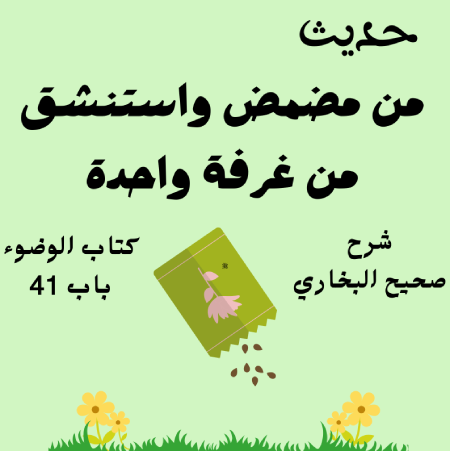 شرح صحيح البخاري كتاب الوضوء
